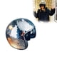 thumbnail image 1 of Casco de bola clásico con visera retráctil, espejo, casco de bola con brillo para DJ Club, escenario, bar, fiesta, boda, decoración navideña, 1 of 5