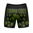 thumbnail image 4 of Mens Rub for Luck Boxer Briefs Funny St Patricks Day Novelty Underwear for Guys, 4 of 7