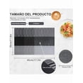thumbnail image 4 of Manteles Individuales Xtellar para Mesa, 6 Piezas manteles Individuales PVC con Posavasos ecológicos Antideslizante y Resistentes al Calor, para el Hogar, Restaurante, Cocina, Hotel negro, 4 of 5