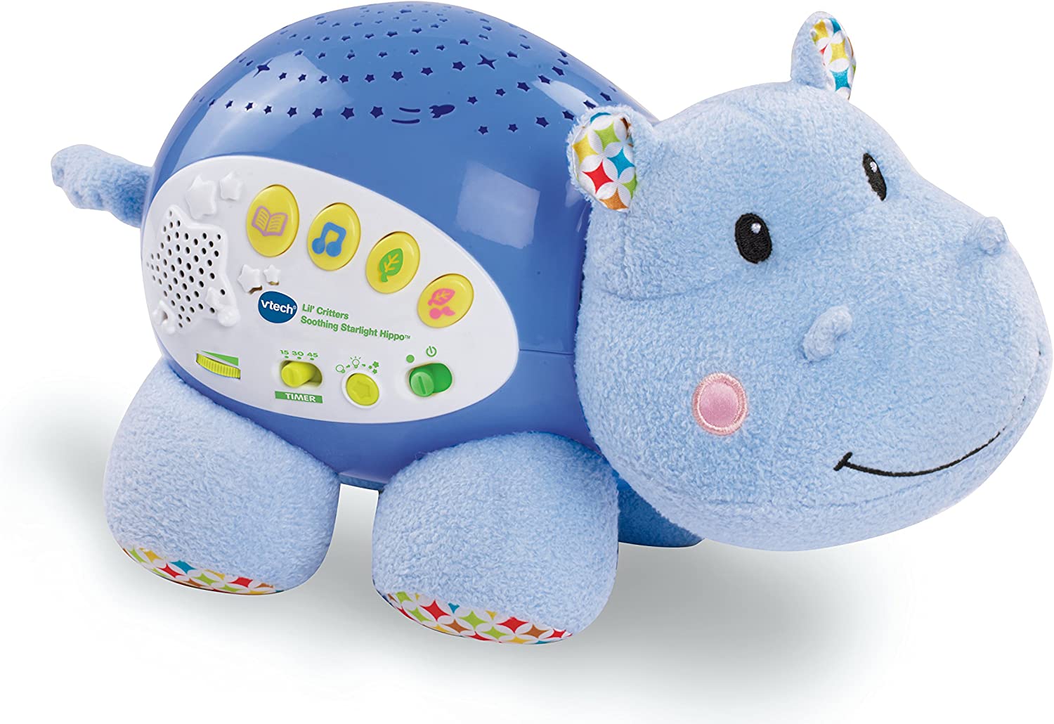 Buy VTech Baby Lil' Critters Soothing Starlight Hippo, Blue Online at