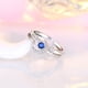 thumbnail image 5 of Open Zircon Fresh Anillo Dedo Índice Pequeño Cobre Con Incrustaciones Dulces Anillos, 5 of 7