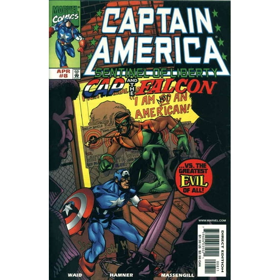 Captain America: Sentinel of Liberty #8 VF ; Marvel Comic Book