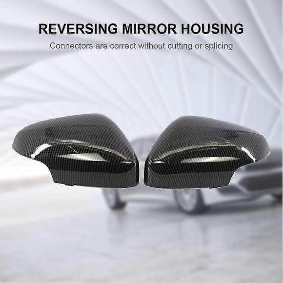 1 Pair Side Mirrors Shell Frame Auto Accessories Rearview Side Wing Mirror Cover Protector For Volvo C30 T5 C70 T5 2010-2013