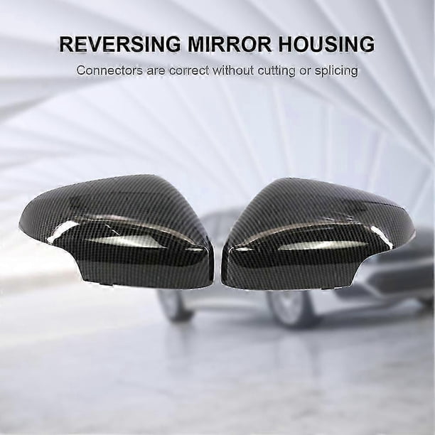 1 Pair Side Mirrors Shell Frame Auto Accessories Rearview Side Wing Mirror Cover Protector For Volvo C30 T5 C70 T5 2010-2013
