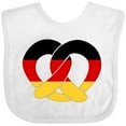 thumbnail image 3 of Inktastic German Flag in Pretzel Shape Boys or Girls Baby Bib, 3 of 4
