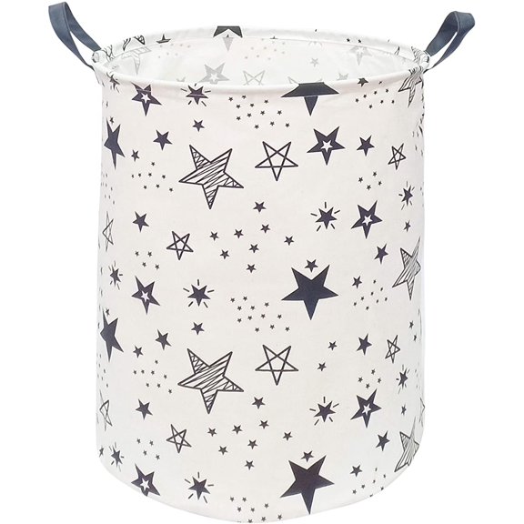KUNRO Waterproof Coating Laundry Baskets, Star