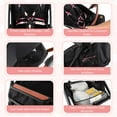 thumbnail image 4 of Costway Lightweight Baby Stroller Aluminium Frame with Net for Travel Black, 4 of 8