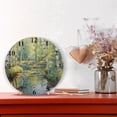 thumbnail image 6 of Trees Lake Forest Black 10 inch Wall Clocks Non Ticking Easy to Read Battery Decorative for Home Bathroom Kitchen Bedroom Living Room, 6 of 8