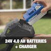 Restored Sun Joe 24V-ST14 24-Volt iON+ Cordless String Trimmer Kit 12-inch Multi-Angle Head W/ 4.0-Ah Battery + Charger (Refurbished)
