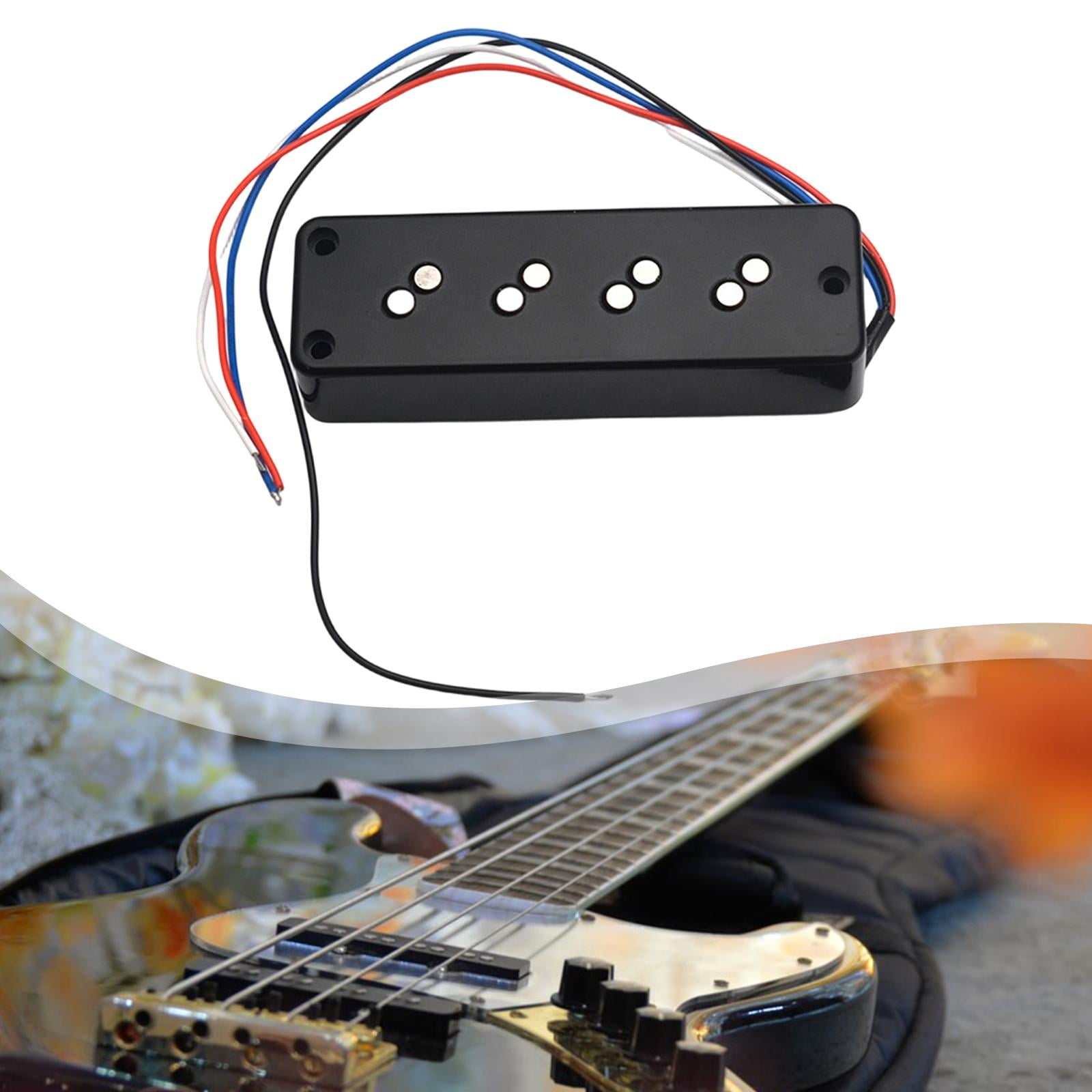 MERIGLARE Electric Guitar Pickup Double Coil Humbucker Bass Pickup Bridge Accessory Replacement pp Material Suitable For DIY Enthusiasts And Electric Guitar Parts Upgrades