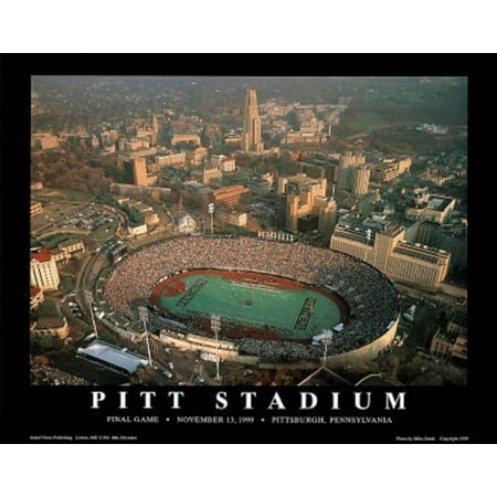 Pitt Panthers Sports - Pitt Panthers Pitt Stadium Final Game Nov 13, c.1999 NCAA Sports Art Print