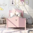 thumbnail image 2 of Wood Platform Bed Frame Twin Platform Bed with Wood Slat Support and Headboard Footboard No Box Spring Needed Wooden Slat Support, 2 of 7