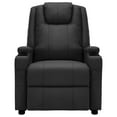 thumbnail image 3 of vidaXL Electric Massage Reclining Chair Faux Leather Recliner Multi Colors, 3 of 24