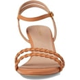 thumbnail image 6 of Cole Haan Alyse Braided Natural Tan Leather Ankle Strap Block Heeled Sandals (Natural Tan Leather, 8), 6 of 6