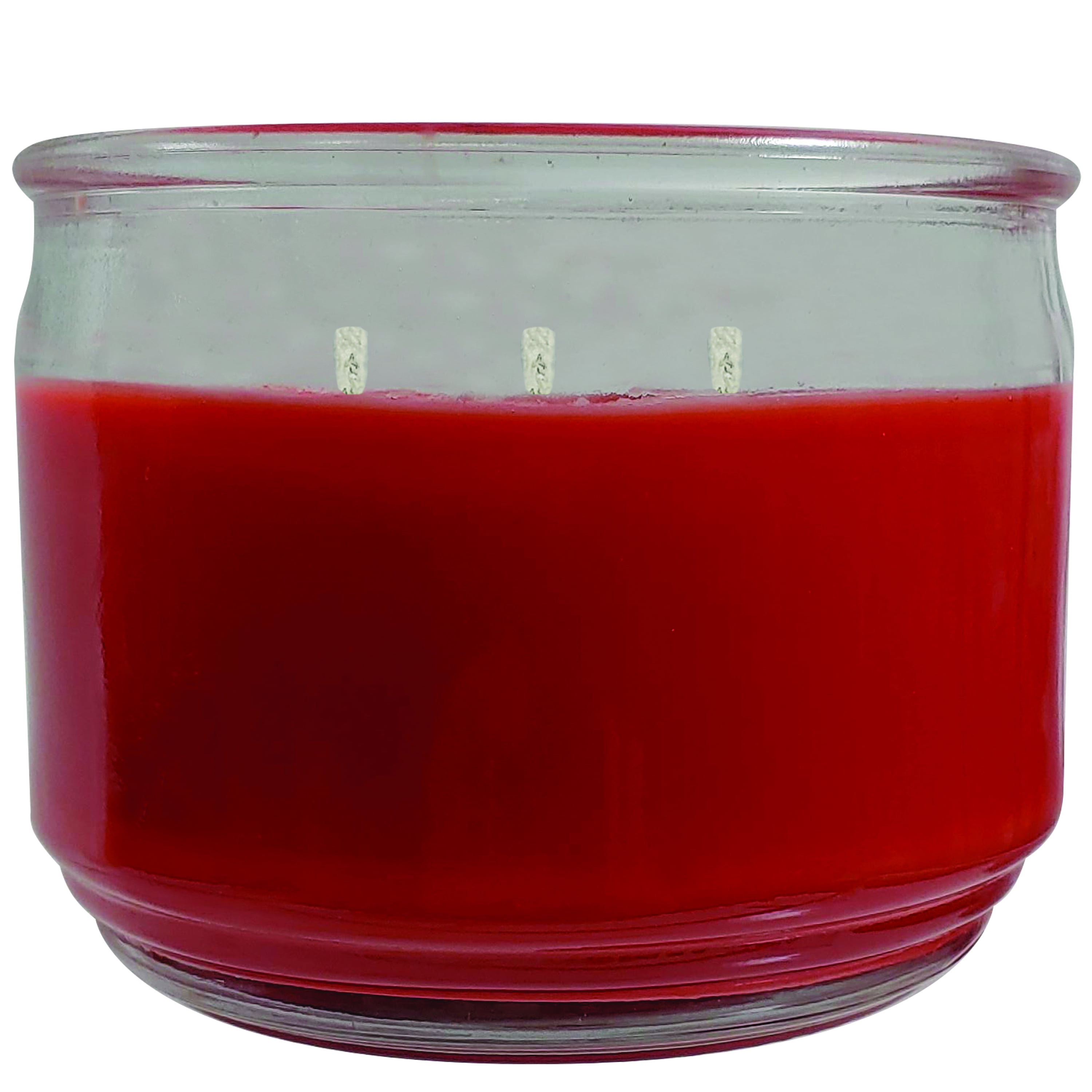Mainstays Papaya Passion Scented 3-Wick Glass Jar Candle, 11.5 oz.