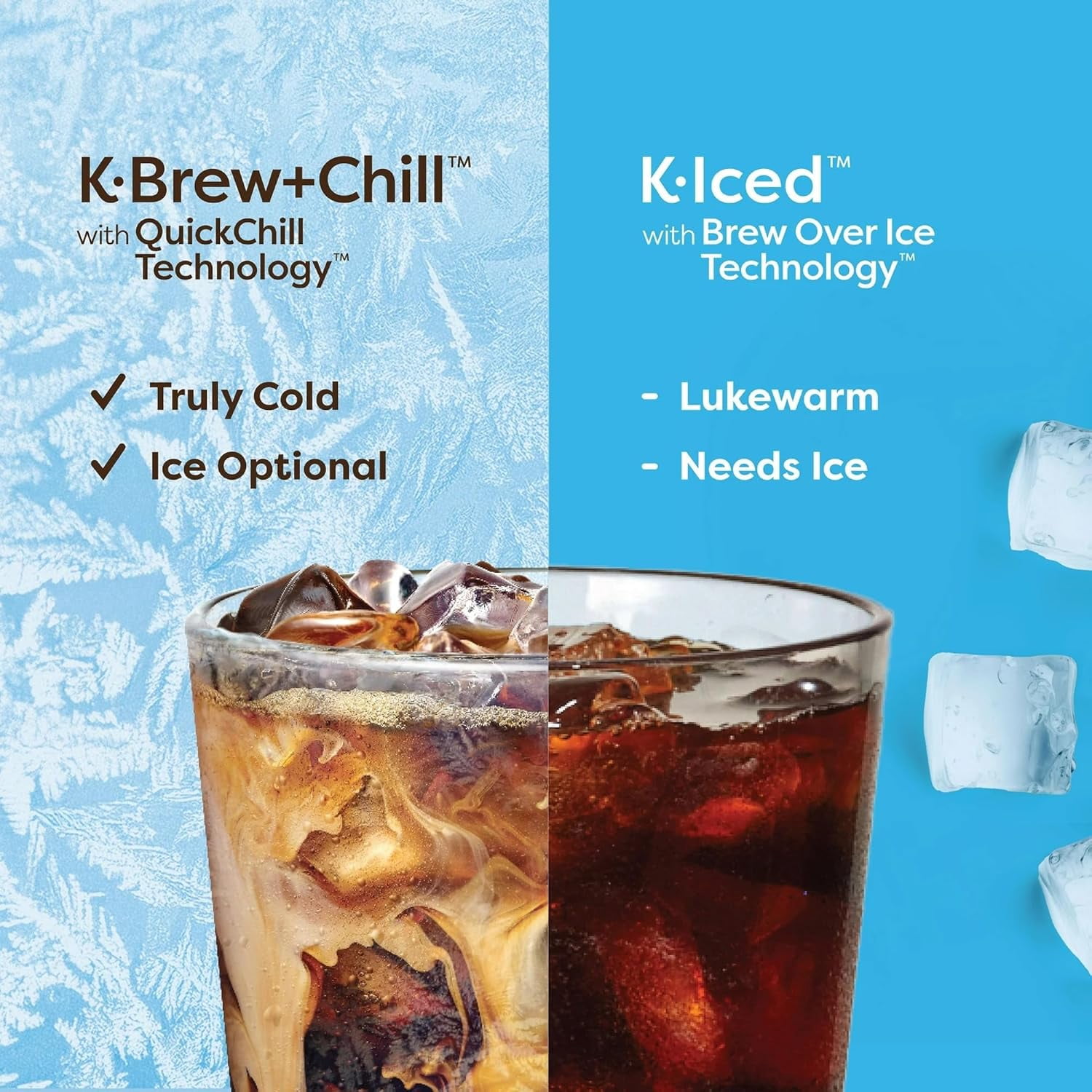 Restored Keurig KBCK87BK K-Brew+Chill Single-Serve Coffee Maker, MultiStream and QuickChill Technology, 70oz. Removable Reservoir, Black (Refurbished)