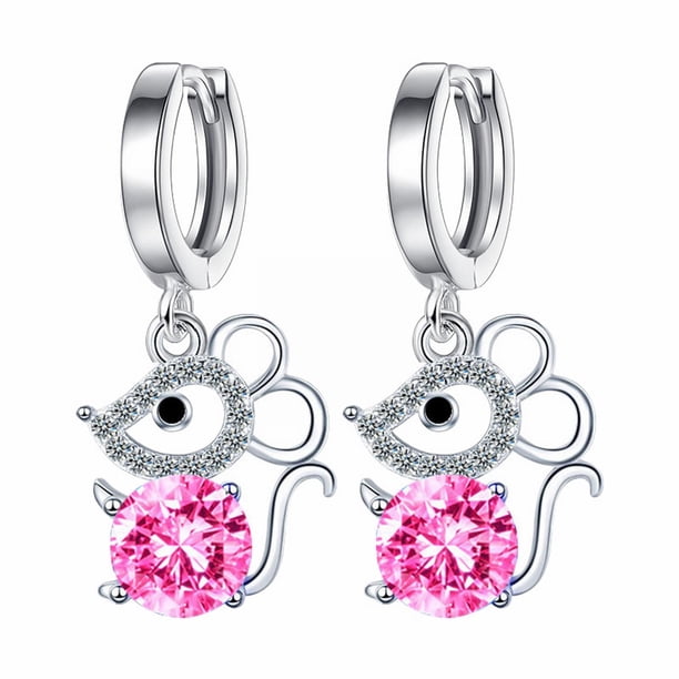 Pendientes Temperamento Femenino Pendientes Joyería Botón Femenino Completo Pendientes Exquisito