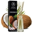 thumbnail image 2 of Coconut Aroma Diffuser 100ml - Reed Diffuser - Room Fragrance - Home Fragrance - Air Freshener - Coconut Scented Diffuser, 2 of 8