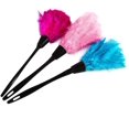 thumbnail image 5 of Feather Duster - Turkey Feather Duster Soft Brush with Black Handle, Home Furniture,Keyboard,Car Cleaning Tools, 5 of 6