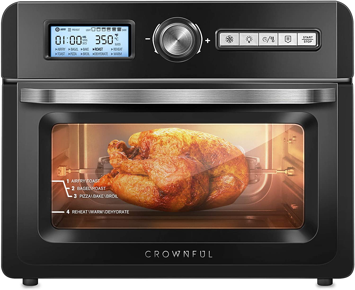 crownful air fryer 10 in 1