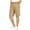 Khaki, variant on Boys' Solid Color School Uniform Shorts (Ages 3-16), Knee-Length / Five-Point Pants for Back to School, Students' Casual Full Elastic Waist School Trousers _Black_7-8 Years