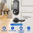 thumbnail image 3 of Door Lock,Blacksmith Electronic Door Lock with Password and Keys Unlock,Keyless Entry Smart Lock for Office Home Bedroom, 3 of 7