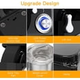 thumbnail image 2 of 7.5 QT Stand Mixer, 10-Speed Tilt-Head Electric Dough Mixer with Stainless Steel Bowl, Includes Dough Hook, Wire Whisk, and Beater, with Splash Guard for Home Cooks, Silver/Black, 2 of 6
