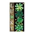 thumbnail image 2 of BOBOMOTI St Patricks Day Door Cover Decorations Happy St Patricks Day Door Cover Green Irish Holiday Party Supplies, 2 of 6