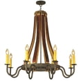 thumbnail image 1 of MEYDA 132914 44 in. W Barrel Stave 8 Light Chandelier, 1 of 1