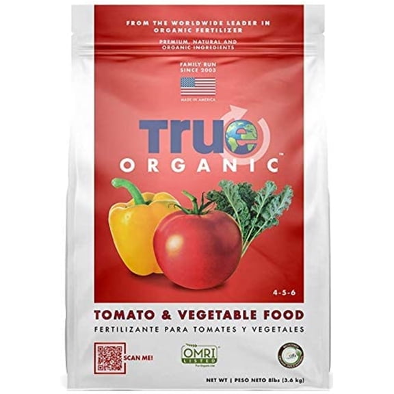 True Organic Tomato and Vegetable Plant Food for Organic Gardening, 8lb
