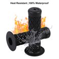 thumbnail image 3 of Universal Vintage Soft Rubber Handle Bar Hand Grips For Motorcycle Dirt Bike, 3 of 7
