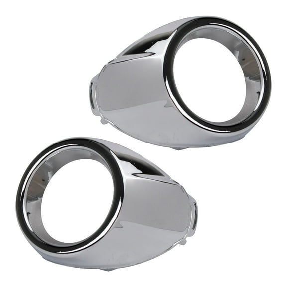 TRQ Fog Light Bezel Set Fits 2012-2014 Ford Focus LTA05054