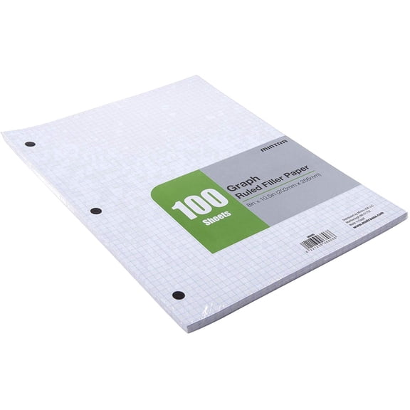 Filler Loose Leaf Paper Graph Ruled (4 Pack)