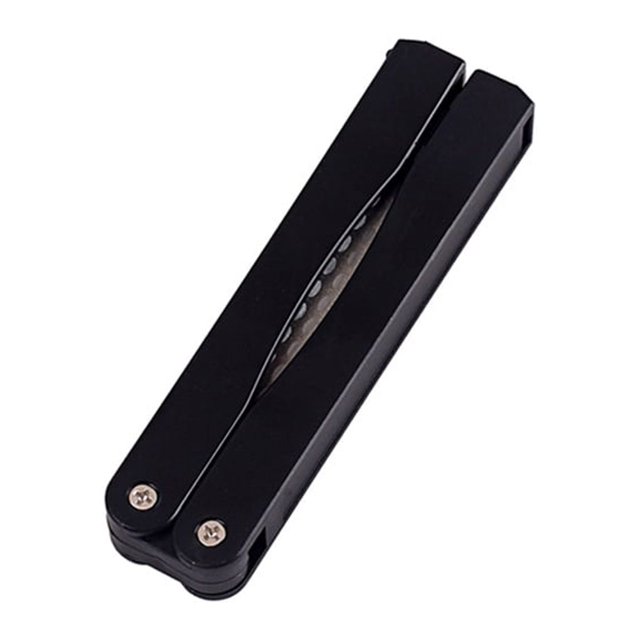 Soidarity Sacapuntas de bolsillo, piedra de afilar plegada, piedra de afilar de fácil agarre, electrodomésticos, mango antideslizante para acampar, Accesorios para instrumentos musicales Soidarity OD023702-00