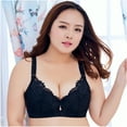 thumbnail image 2 of Darzheoy Women Solid Sexy Lace Push-up Bra Receive Side With Steel Underwear Womens Bras 38/85C, 2 of 4