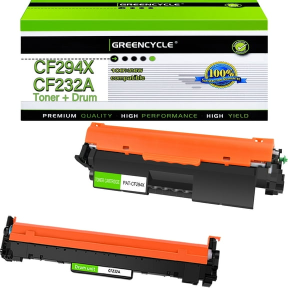 greencycle Compatible Toner Cartridges & Drum Replacement for HP 94X Toner & 32A Drum Unit Use for Laser Jet Pro MFP M148dw M148fdw M118dw M118 M149fdw(1 Drum   1 Toner)