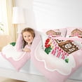 thumbnail image 4 of jejeloiu Chic Christmas Castle Full Size Comforter Sets,Happy New Year Bedding Comforter Set,Xmas Theme Bedding Sets For Girls,Breathable Room Decor Reversible,3pcs, 4 of 8