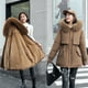 thumbnail image 3 of Chaqueta de algodón gruesa y cálida, larga y de moda para mujer, chaqueta de algodón con plumón informal para mujer, 3 of 6