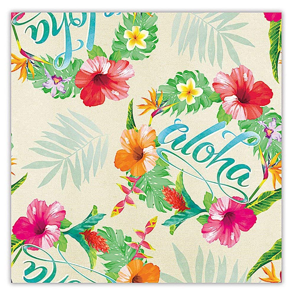 Island Heritage Aloha Floral Hawaiian Gift Wrap Paper 4 Rolls
