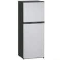 thumbnail image 1 of HOMCOM Mini Fridge with Freezer 4.6 Cu.Ft 2 Door Small Refrigerator Silver, 1 of 10