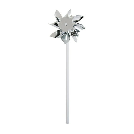 Silver Plastic Pinwheels (3Dz) - Party Favors - 36 Pieces price history on PriceWatchPro