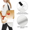 thumbnail image 3 of Easygdp Christmas Snowman Gift Tote Bags for Women,Women Travel Shoulder Bags Handbags，Big Capacity Shopping Work Bag, 3 of 8