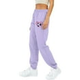 thumbnail image 4 of successthop Women Sweatpants Fleece Pants with Pockets Heart ELastic Waist Sportpants Lightweight Trousers, 4 of 4