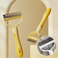 thumbnail image 4 of Koiauber Deshedding Dog Brush for Long Haired Dogs Cats Undercoat Shedding Rake for Dematting Detangling Matted Fur And Knots Pet Grooming Supplies, 4 of 8