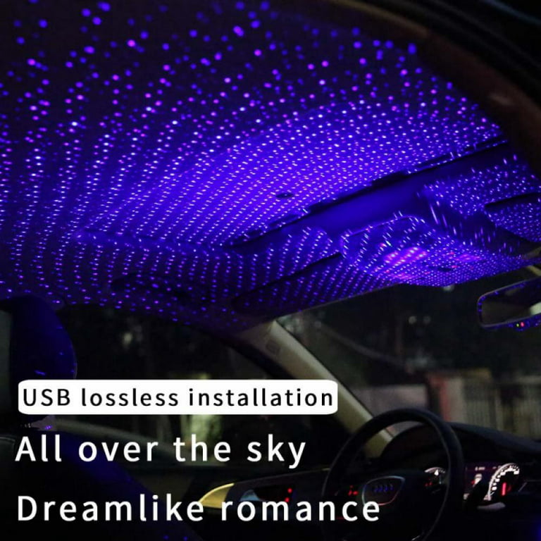 Starlight Projector, USB Car Interior Modification Atmosphere Lamp Car  Ceiling Decoration Lamp for Bedroom,Car Decorations, Party, Ceiling 