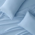 thumbnail image 3 of Truly Soft Everyday Solid Microfiber 100% Microfiber Polyester Deep Pocket Sky Blue 3-Piece Twin, All Season, Adult Size, OEKO-TEX Certified, 3 of 12