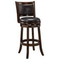 thumbnail image 2 of Home Square Augusta 29" Swivel Bar Stool in Cappuccino and Dark Brown - Set of 2, 2 of 10