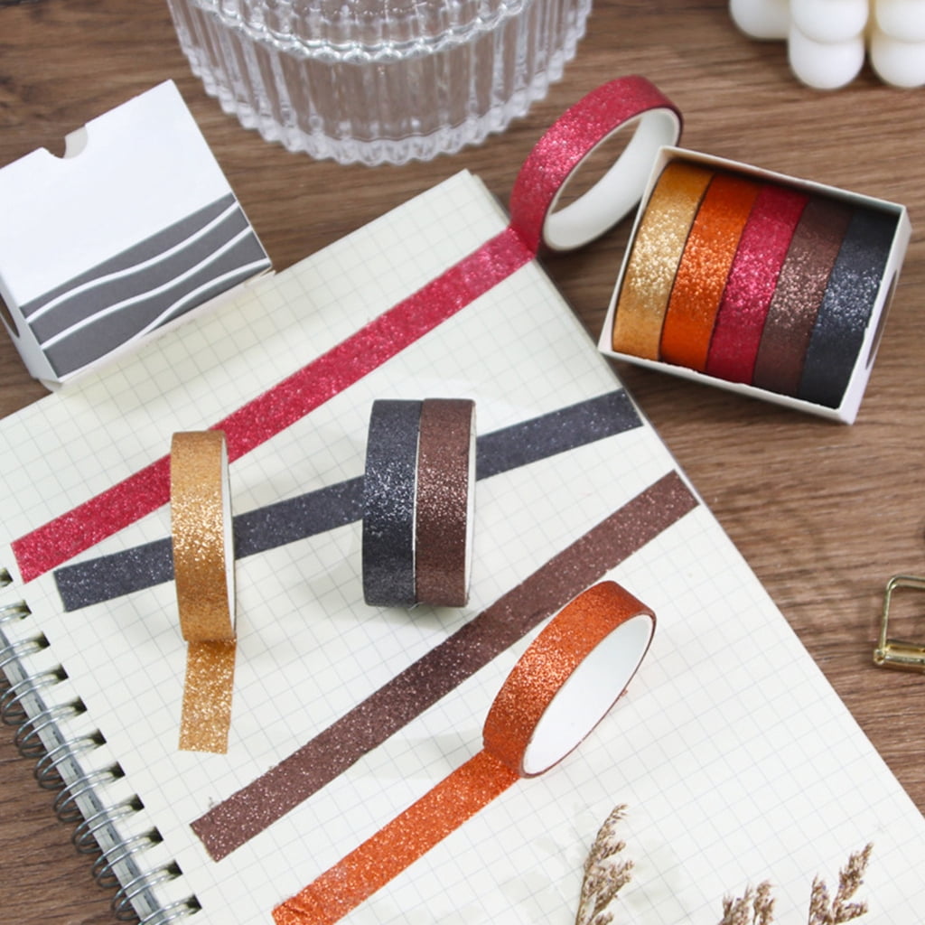 18 Box Crafting Tape Glittering Washis Tape Artists Tape Decorative Masking Tape