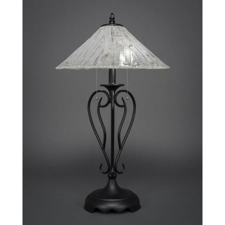 Toltec Lighting-42-MB-719-Olde Iron - Two Light Table Lamp Italian
