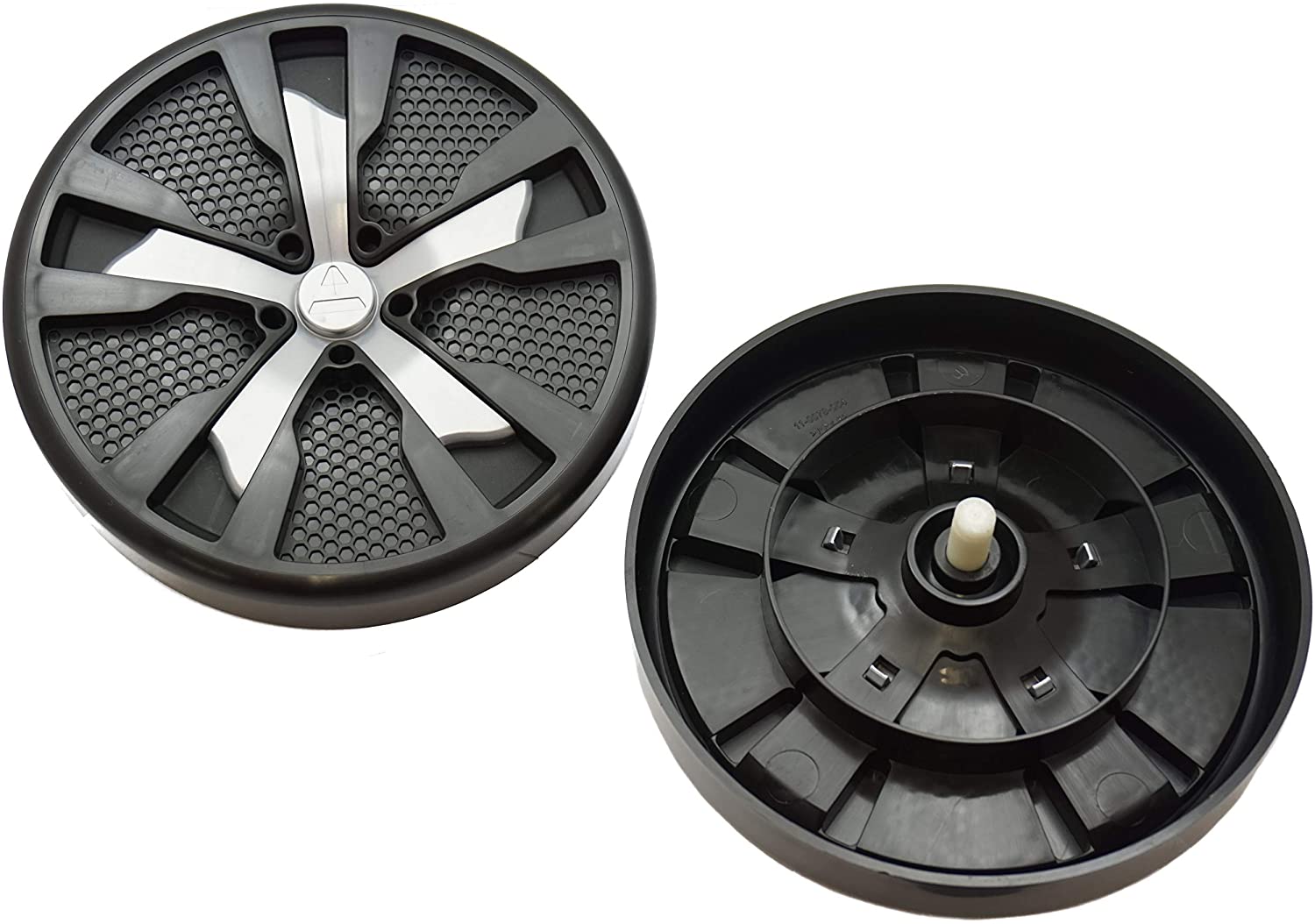 Bissell 1584 Proheat Revolution Vacuum Cleaner Wheel Assembly 2Pk